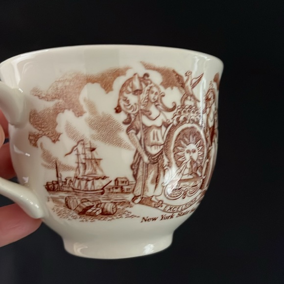 Fair Winds Alfred Meakin Staffordshire Brown Transferware - England - Picture 4 of 13